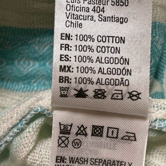 Roxy Off the Shoulder Anthem Romper Striped Long Sleeve Blue White Size Small - Picture 4 of 6